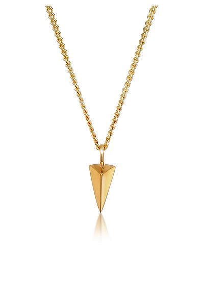 ELLI Necklace Women Triangle Pendant Geo Trend Minimal Design In 925 Sterling Silver