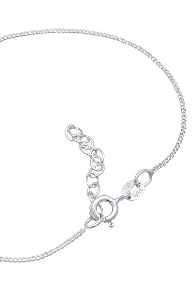 ELLI Dámský náramek s přívěskem srdce s krystaly ze stříbra ryzosti 925