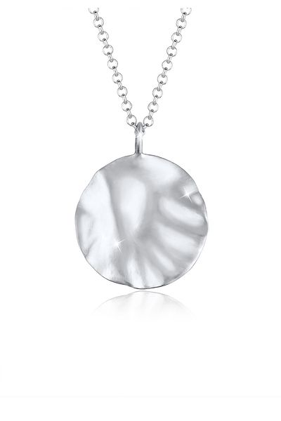 ELLI Colier din argint 925 cu model rotund și valuri, model geometrice
