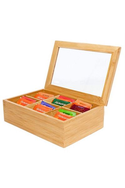 Transformacion Wooden Shake Tea Organizer - Bag, Coffee and Candy Accessory Box 720966