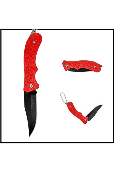 Uygunayakala Uyguna-Yakala Kırmızı Cep Çakısı Ejderha Desenli-CAK.511