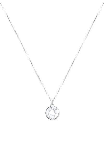 ELLI Náhrdelník Globe Travel Wanderlust Trend 925 Sterling Silver