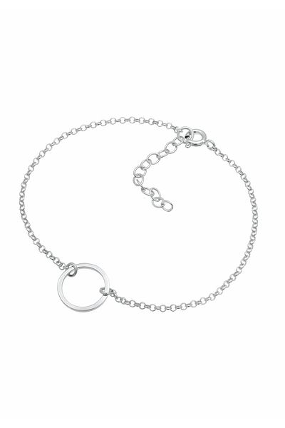 ELLI Brățară Femeie Cerc De bază Geo Look Din Argint Sterling 925