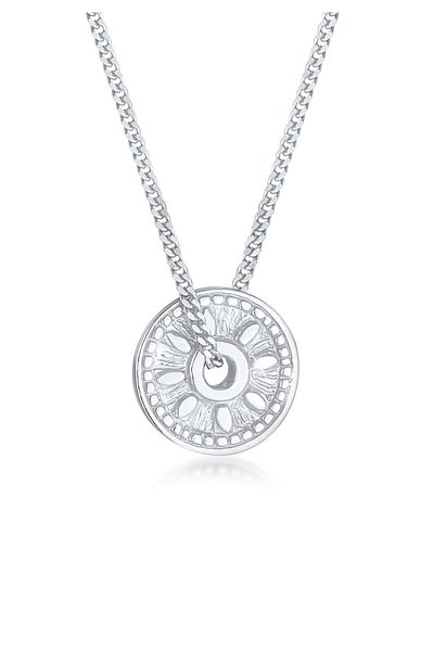 ELLI Colier Doamnă Monede Pandantiv Sun Antique Vintage Trend În Argint Sterling 925
