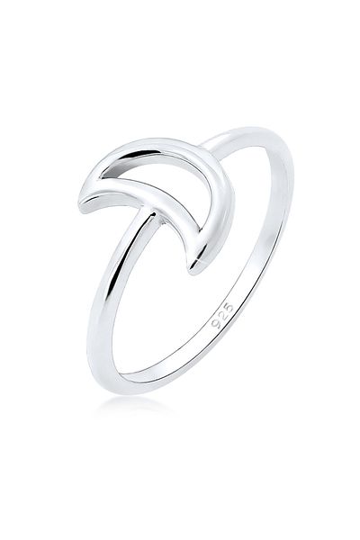 ELLI Inel decupat Crescent Astro Basic din argint 925