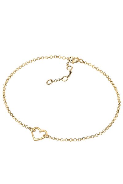ELLI Bracelet Ladies Heart Symbol Love Filigree In 925 Sterling Silver