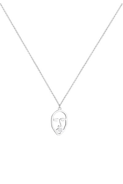 ELLI Colier Pandantiv Twinkle Face Din Argint Sterling 925