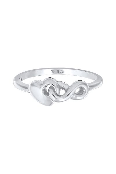 ELLI Inel pentru dama Heart Infinity contopit în argint 925