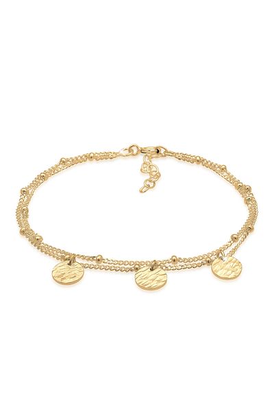 ELLI Bracelet Layer-look Vintage Platelets 925 Sterling Silver