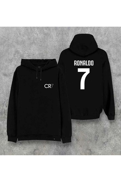FULL TOLERANCE Ronaldo Printed Unisex Hooded Sweatshirt - Front and Back Design Custom