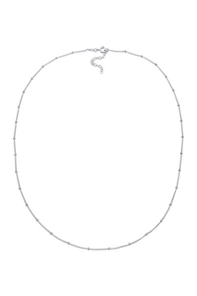 KUZZOI Pánský náhrdelník s kuličkovým vzorem, základní provedení ze sterlingového stříbra 925