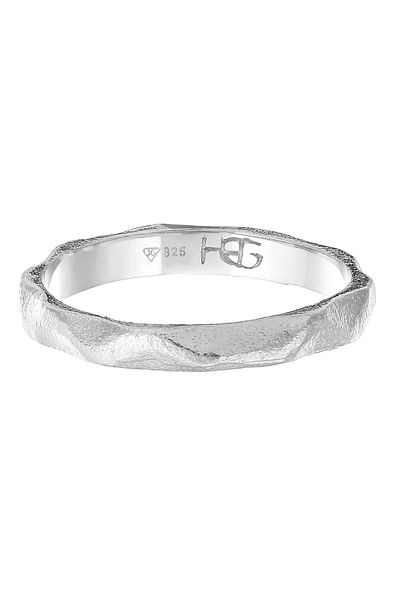 HAZE & GLORY Ring Hg - Ring Herren Aus 925 Sterling Silber, Schmuck Herren, Silberring, Modern, Baby