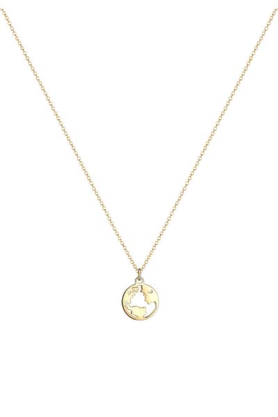 ELLI Necklace Globe Travel Wanderlust Trend 925 Sterling Silver