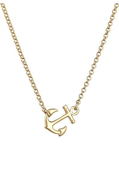 ELLI Necklace Women Anchor Pendant Maritime In 925 Sterling Silver