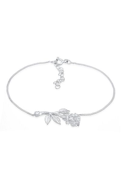 ELLI Bratara Femeie Pandantiv Trandafir Elegant Trend Argint Sterling 925