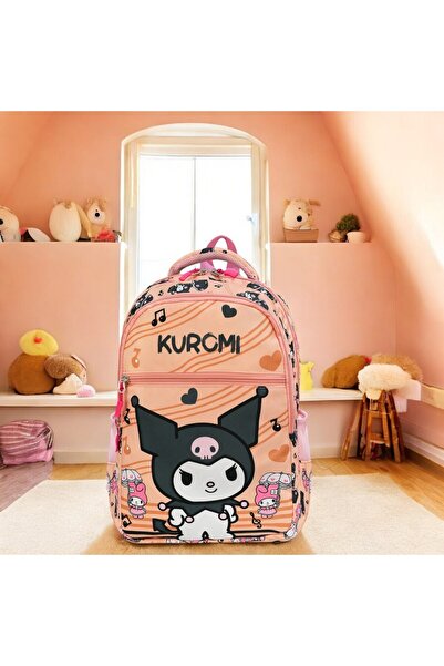 bundle island 2'li Çocuk sırt çantası seti Kuromi figürlü (sırt çantası/besle...