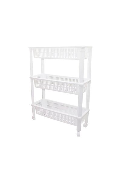 Ethab Ticaret 3-Deep Organizer - Shelf Unit with Wheels 510X205X685Mm (4457)