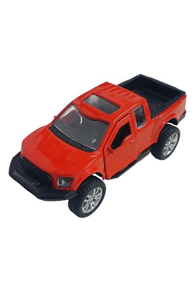Angoravi Pull Drop Metal Off-Road Vehicle 13 cm - Red