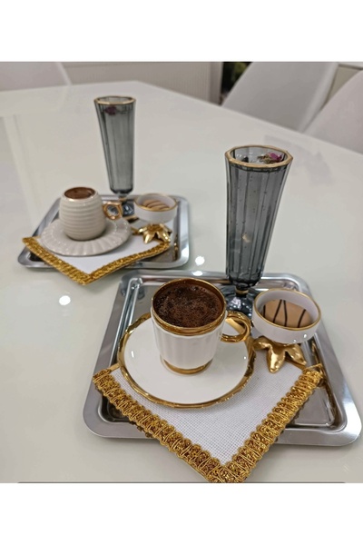 Elzemm store Stainless Steel 2 Pcs Square Straight Model Service and Presenta...