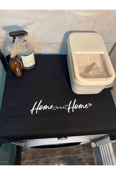 BAGAND Home Sweat Home Printed Husa pentru masina de spalat rufe