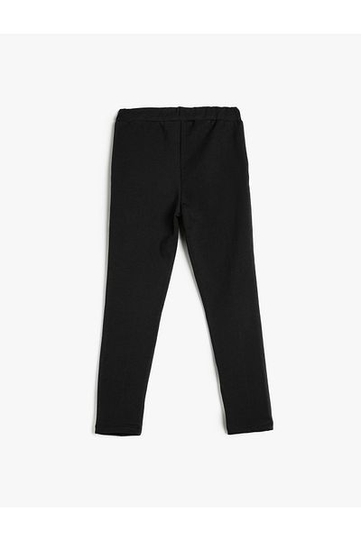 Koton Leggings Buzunar cu nervuri Volane Detaliat Bumbac