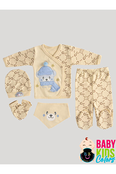 baby kids colors مجموعة مكونة من 5 قطع من القطن العضوي النقي المعتمد واللطيف ...