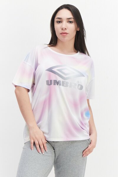 UMBRO Women Sportswear Fit Long Sleeve Training T shirt, Pink