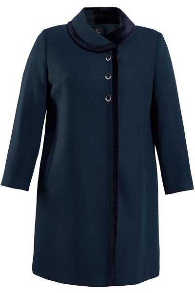Alvina 90460 Μοντέλο Παλτό Plus Size