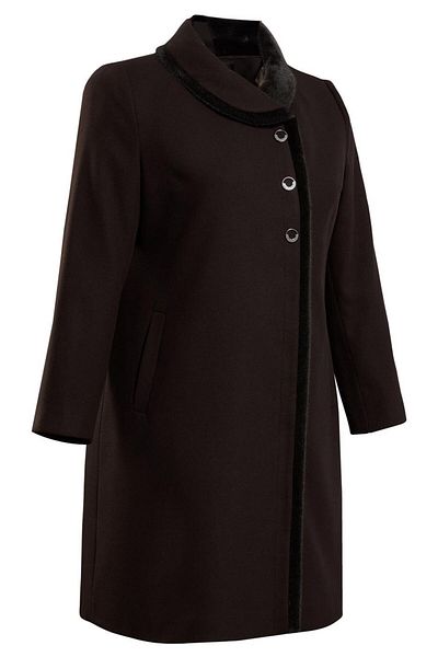 Alvina 90460 Μοντέλο Παλτό Plus Size