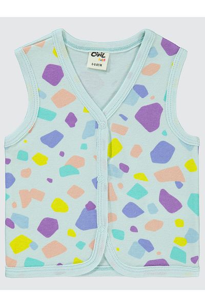 Civil Baby 6-18 Months Mint Colored Baby Girl Vest