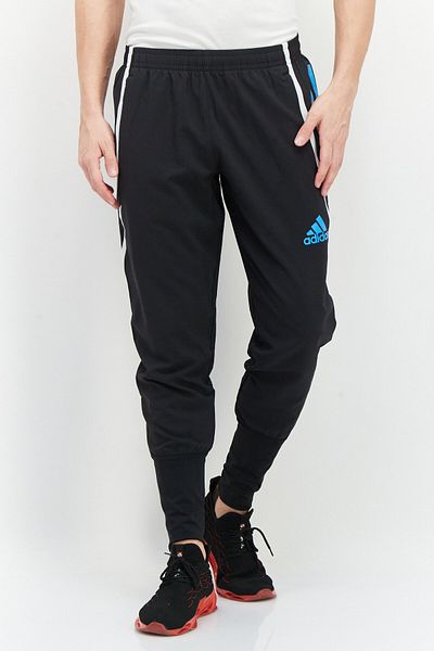 adidas Men Sportswear Fit Brand Logo Running Pants, Black Combo