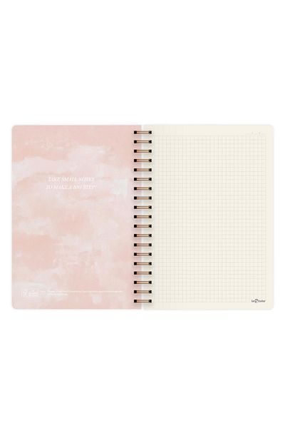 Le Color Marrakech Spiral Notebook Checked Palm 17X24 cm