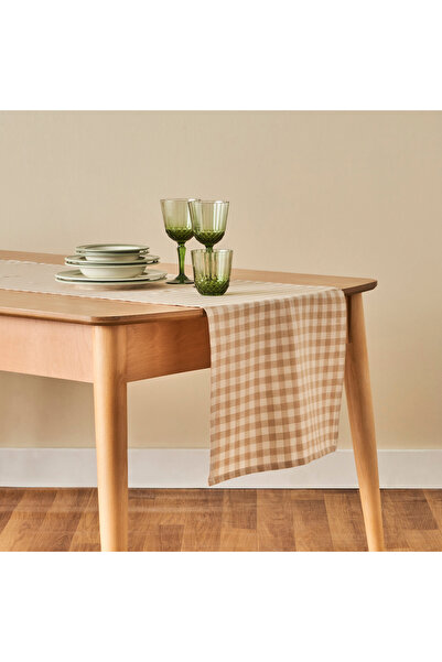 Bella Maison %100 Pamuk Pavia Runner Bej (50x150 cm)