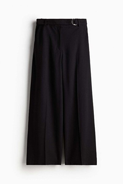 H&M Wide belted trousers
