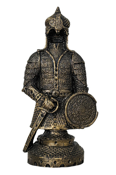 ArkeoArt Design Osmanlı Asker Heykelciği - Türk Savaşçı Heykeli - 19cm