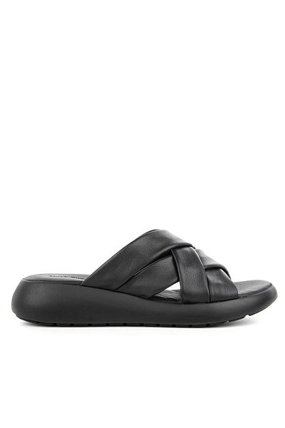 Hush Puppies Genuine Leather Atata Anatomical Women's Slippers