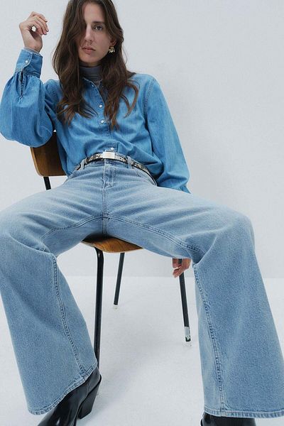 H&M Wide High Jeans