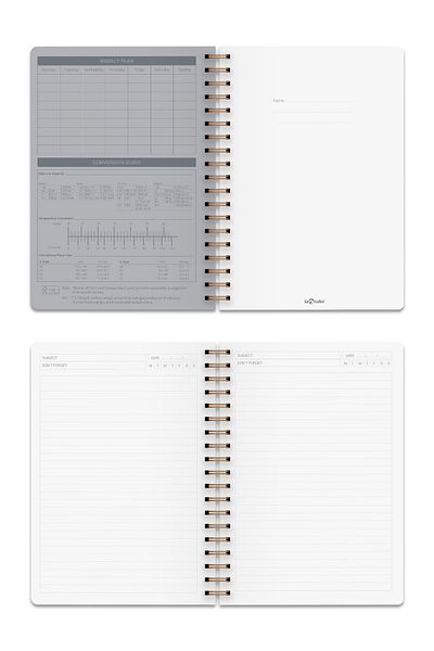 Le Color Kraft Office - Spiraled Lined Notebook Sand