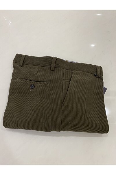 DostumGiyim Erkek Rahat Kesim Klasik Kışlık İçi Polarlı Yüksek Kalite Kadife Pantolon Baba