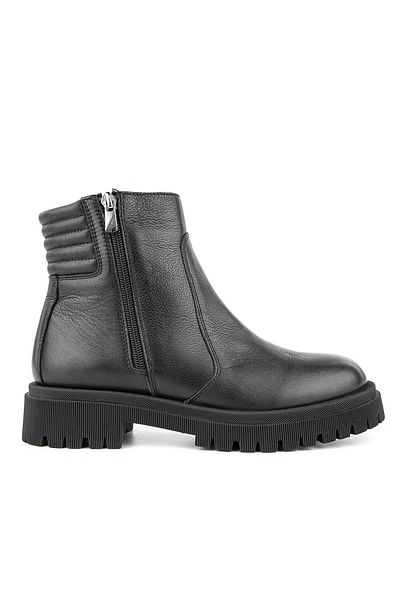 Muya Monema 6 Point Anatomical Sole Heel Spur Genuine Leather Women's Boots