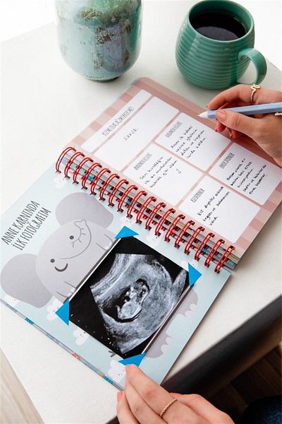 Le Color Baby Memory Book and Mother Pregnant Album Blue
