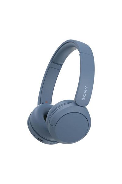 Sony سماعات رأس لاسلكية WH-CH520 |   عمر البطارية 50 ساعة وشحن سريع |   تقنية DSEE |   أزرق