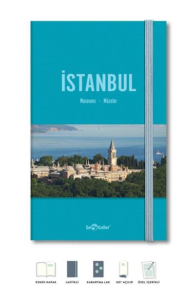 Le Color Flexible Cover Notebook 10.5x18.5 144sy Istanbul Museum