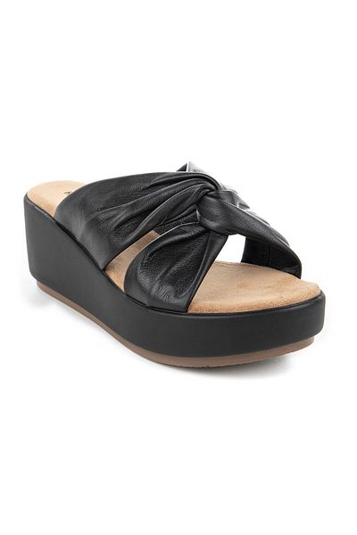 Hush Puppies Am fost Anatomik Taban Hakiki Deri Kadın Terlik