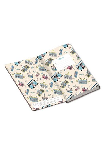 Le Color Elastic Plain Notebooks 80gr 17x24