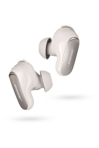 Bose QuietComfort Ultra Wireless Noise Cancelling Earbuds | Immersive Sound | White Smoke
