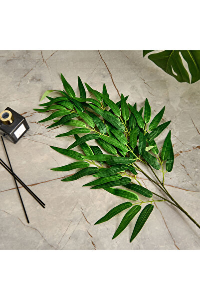 Evidea Deco Yapay Bamboo Yaprağı - Yeşil - 64 cm