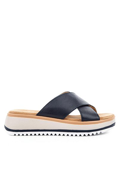Hush Puppies Hou Anatomik Taban Hakiki Deri Kadın Terlik