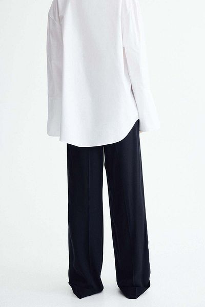 H&M Tailored turn-up trousers