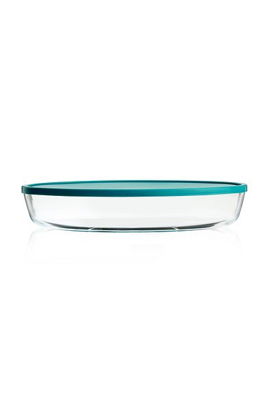 Pyrex Cook & Store XL Oval Storage Container with Lid - 3.2 Lt